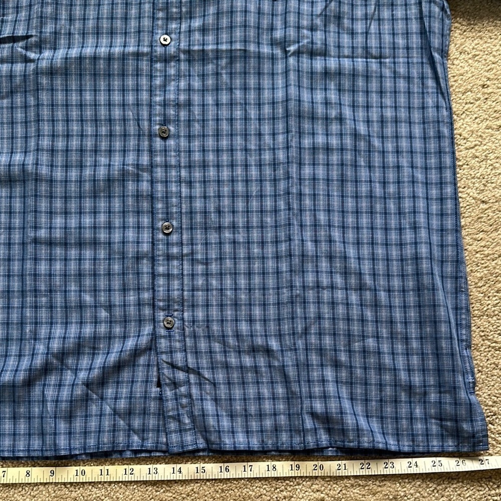 Marmot Eldridge Short-Sleeve Button Up Shirt Arctic Navy Men’s XL Tall - Picture 7 of 10
